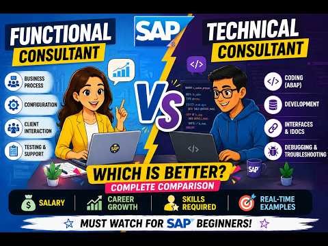 Which is Better in SAP? Functional or Technical Consultant