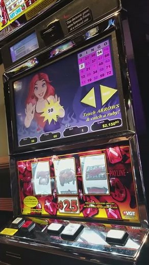 VGT SLOTS - RUBY RED - $25 HIGH LIMiTS SPIN WITH BONUS JACKPOT HANDPAY!!