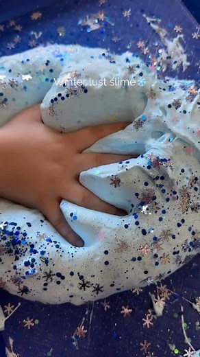 162K views · 4.5K reactions | ❄️✨ Winter Lust Fluffy Slime ❄️✨ This...