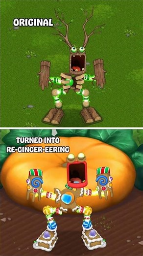 EPIC WUBBOX on PLANT ISLAND | ORIGINAL Vs TURNED INTO RE-GINGER-EERING | My Singing Monsters