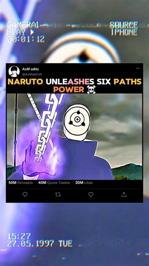 The Legendary Six Paths Awakens ☠️ #naruto #sixpaths #otaku #narutoshippuden