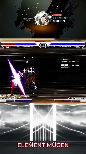 [KOF Mugen] Orochi Element Kyo Combo Part 1 #kofmugen