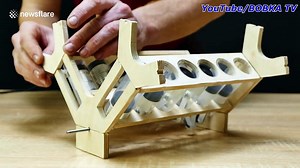 Create a car engine model at home