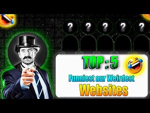 😂 Top 5 Funniest || Weirdest Websites You Won’t Believe Exist 🌐