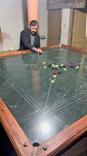 😱 Epic Carrom Shot Ever! 3 Coins + Queen in One Strike | Double Cover