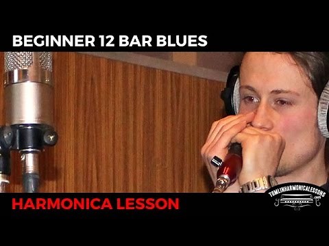 Beginner Harmonica 12 Bar Blues - C Harmonica Lesson + Free harp tab