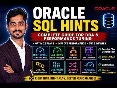 Oracle SQL Hints Explained | Performance Tuning & Execution Plans