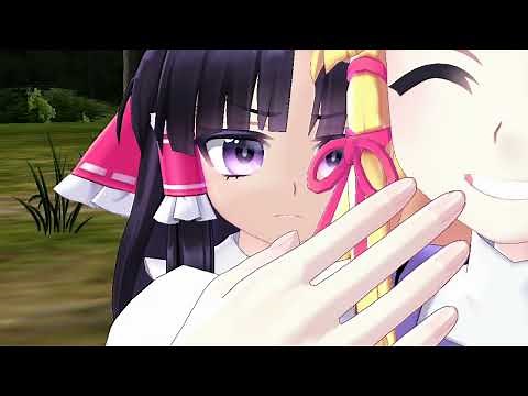 [東方/Touhou MMD] Suwako steals Reimu's gohei