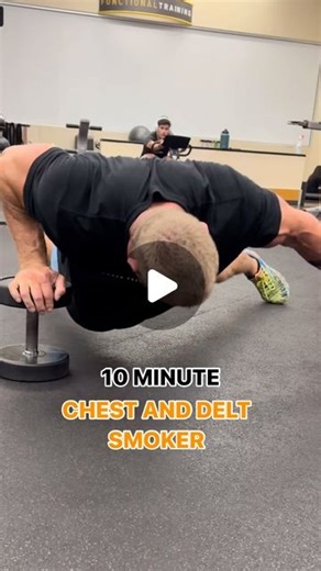 Justin Lienhard on Instagram: "For the bear crawl push-up variation lower your body slowly as a unit letting your knees and butt come forward. When they are close to the ground, sink down as low as you can, then rotate your hard and chest down and forward, raising you butt, then forcefully drive everything up and back before starting over. #chestworkout #delts #quickworkout #chestandshoulders"