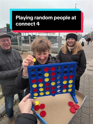 Playing Connect 4 with Strangers in Brighton