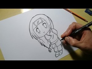 TUTORIAL HOW TO DRAW NEJI HYUGA CHIBI step by step