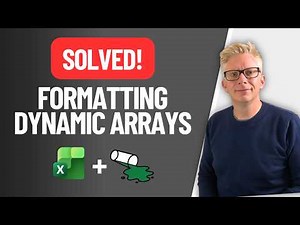 Make Formatting Move With Dynamic Arrays - NEW Spill Manager for Excel