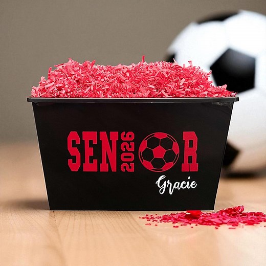 Personalized Sports Sport Graduation Gift Basket - Soccer Senior 2027 Grad - Name Team Grad - Etsy
