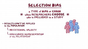 Video: Selection bias - Video Explanation! | Osmosis | Osmosis