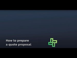 How to prepare a quote proposal