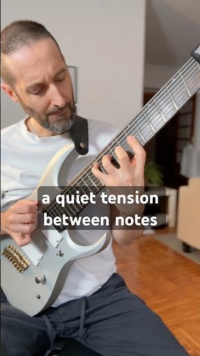 E-11 | a quiet tension between notes on a 8-string guitar (Ibanez RGDMS8) #8stringguitar #guitar