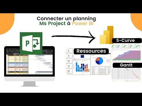 T12 - MS Project Tutorial - How to Connect Microsoft Project Data to Power BI - 4 min