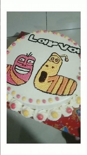 Larva Cake drawing || Larva Cartoons 2021 | The Best Funny Cartoon 2021 #shorts