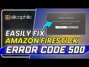 Fix Firestick Error Code 500: Quick & Easy Troubleshooting Guide!