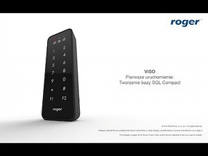 #01 VISO - Pierwsze uruchomienie: Tworzenie bazy SQL Compact