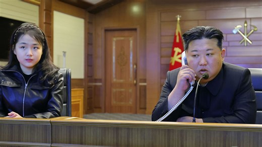 Kim Jong Un watches missile tests with his daughter touted as next leader