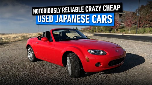 These 10 Used Japanese Cars Are Both Notoriously Reliable And Crazy Cheap