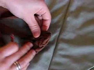 Basic Instructions to Make a Rag Rug - (5) AROUND THE ENDS