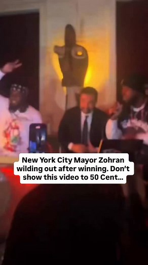 New York City just got a new mayor and he out here celebrating. How yalll feel about it? #nyc #50cent #hiphopmusic | raps