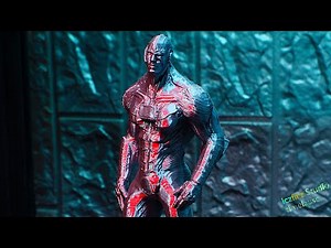 Justice League Cyborg 3d printing timelapse support free stl remixed in blender