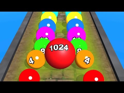 2048 Colors Ball Run 💸🎱❤️MAX LEVELS!! All Levels Gameplay Walkthrough Android, iOS NEW UPDATE