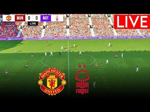 🔴LIVE : MANCHESTER UNITED VS NOTTINGHAM FOREST | PREMIER LEAGUE 2026 | PES 2021 SIMULATION GAMEPLAY