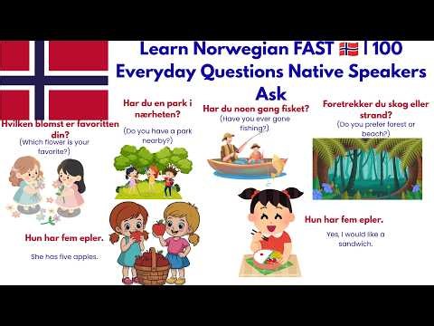 Learn Norwegian Fast | 1 Hour Full Beginner Tutorial