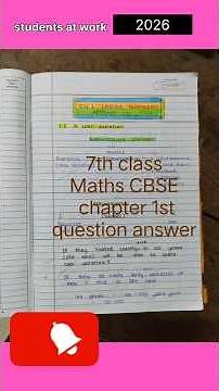 Class 7 Maths Chapter 1 Figure It Out | Large Numbers Around Us | Notes & Solutions | #mathproblems