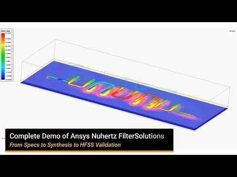 Ansys Nuhertz FilterSolutions Demonstration
