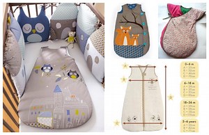 DIY Simple Baby Sleeping Bag from Free Template