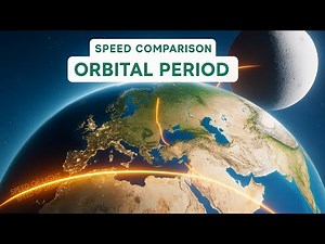 SPEED COMPARISON 3D | Orbital Period 🛰️
