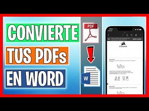 Como Convertir PDF a WORD en iPhone ✅
