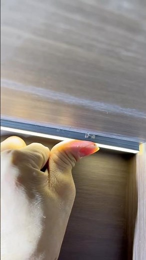 Hidden LED Lighting for Display Cabinet | Elegant Wooden Interior Idea