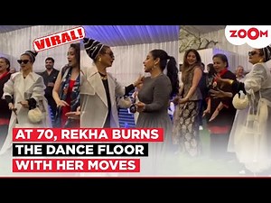 Rekha sets the stage on FIRE at 70 with her DANCE, joined by Madhuri Dixit, Urmila & Vidya Balan