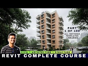 Autodesk Revit Tutorial for Beginners (Civil / Arch) || Revit 2026 Full Beginners Course (1)