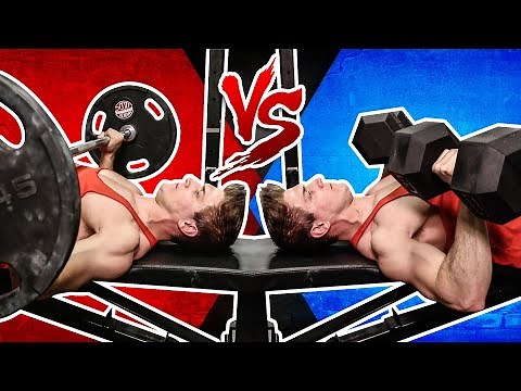 Barbell Bench Press VS. Dumbbell Bench Press | WHICH BUILDS MORE MUSCLE?