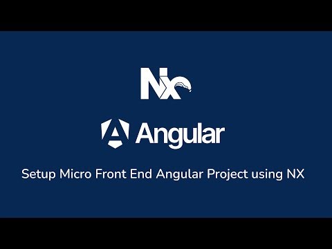 Setup Micro Front End Angular Project using NX