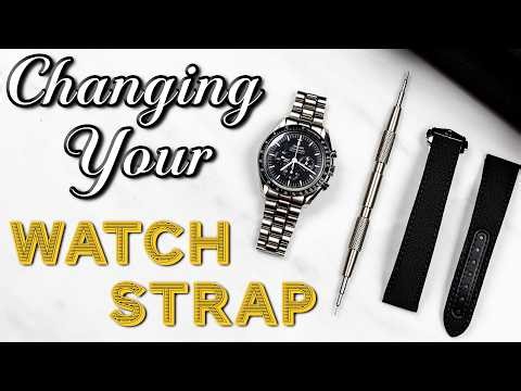 How to CHANGE your WATCH STRAP or BRACELET | OMEGA SPEEDMASTER