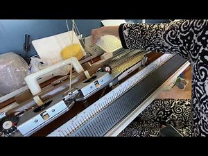 Functionality of 155 knitting machine and how to use punchcards part 3