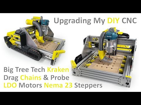 Upgrading My DIY CNC with LDO Motors Nema 23 Stepper Motors & a BTT Kraken Mainboard.