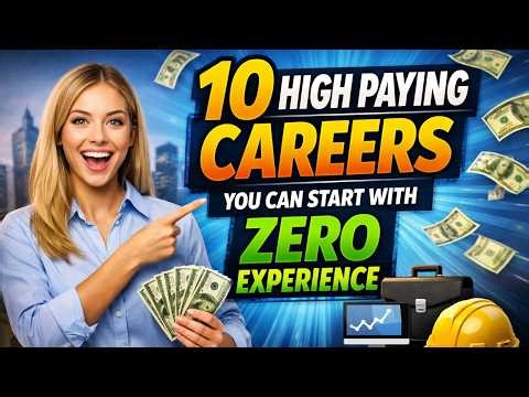 10 High Paying Careers You Can Start With Zero Experience!