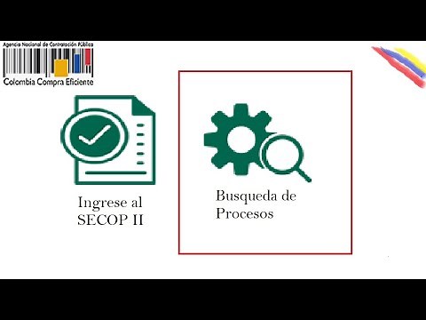BUSCAR PROCESOS EN EL SECOP II - COLOMBIA