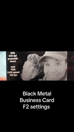 testing material for F2 #xtool #settings #metalbusinesscards