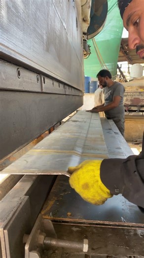 Heavy Press Machine Making Steel Channel Shape 🔥 | Satisfying Metal Bending Process#viral #shorts