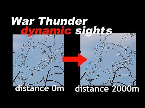 Custom Sights Installation Tutorial, & Dynamic Sight Showcase {War Thunder